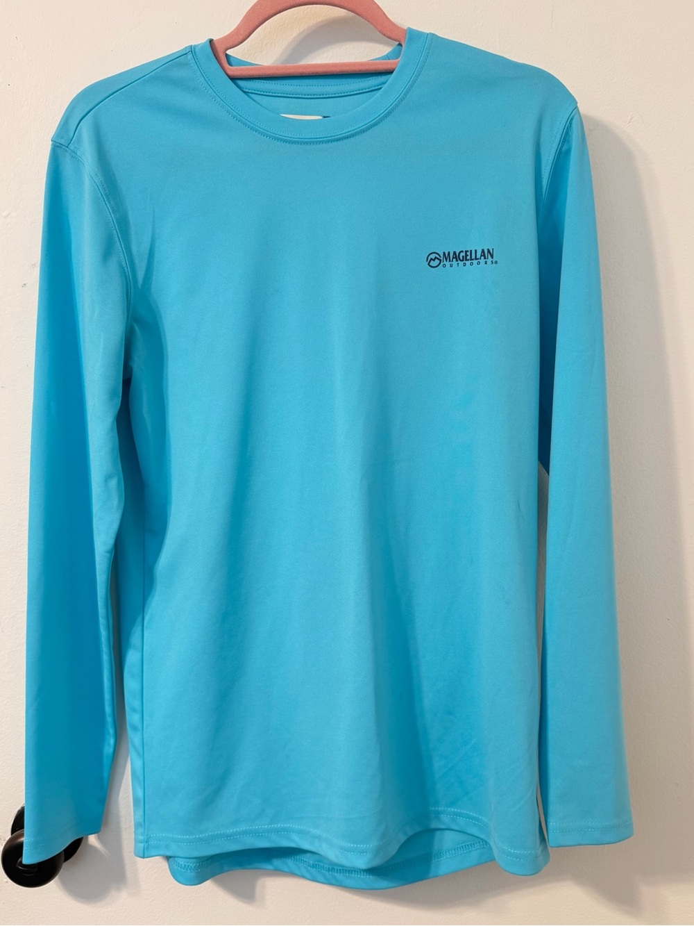 Magellan Outdoors Fish Gear Long-Sleeve Performance Tee Size XS Boyfriend Fit